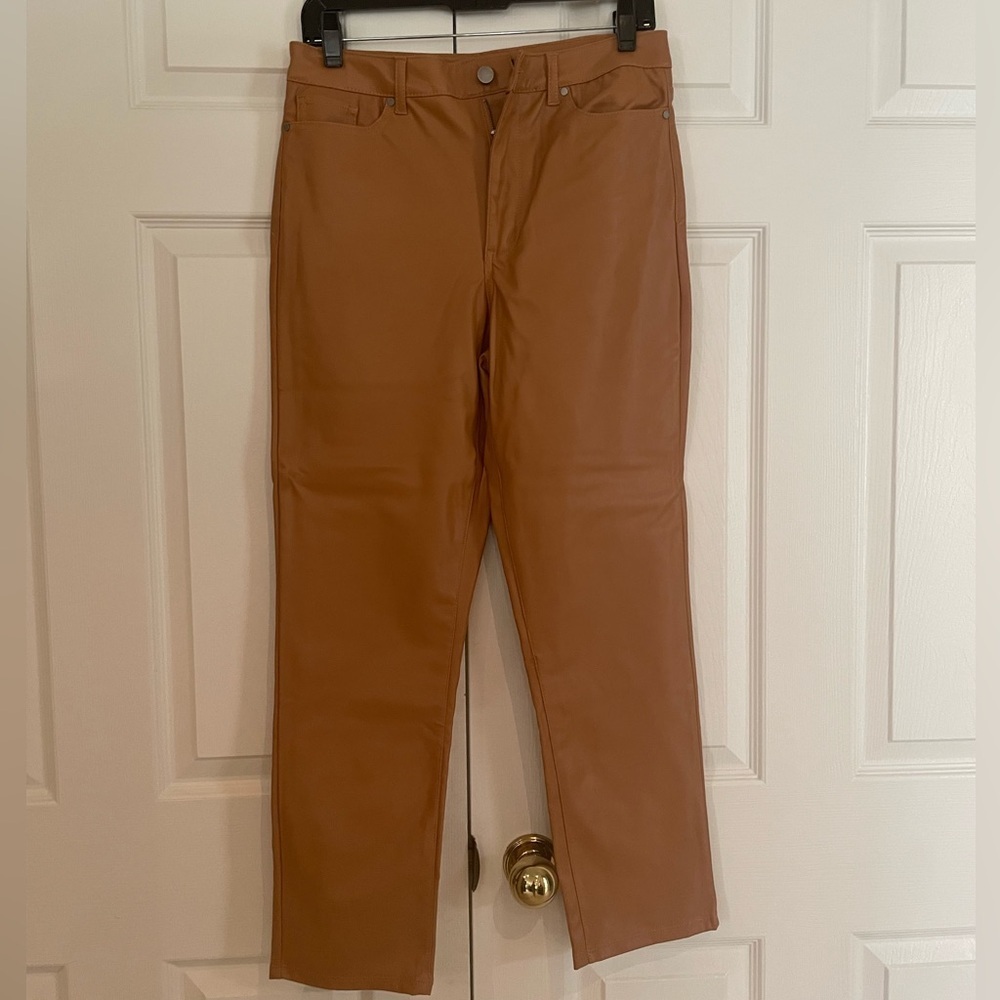 Design Lab Faux Leather Pants